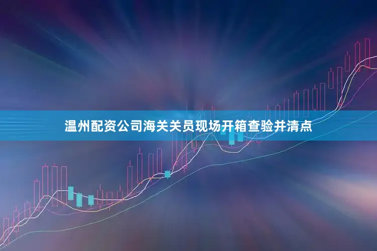 温州配资公司海关关员现场开箱查验并清点