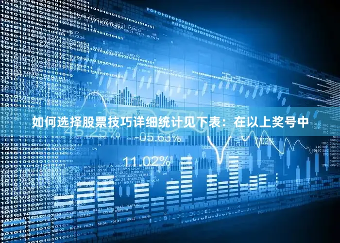 如何选择股票技巧详细统计见下表：　　在以上奖号中